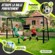 But de football | 240 x 160 x 85 cm | Filet avec corde de tension | Protection rembourrée | Acier | Benji | Mobiclinic - Foto 5