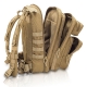 Kompakter Militär Rucksack | Bundeswehr Rucksack | Notfallrucksack | Coyote braun | C2 Bag | Elite Bags - Foto 3