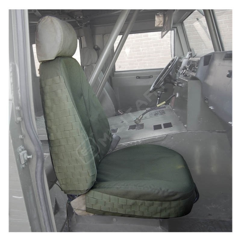 Sitzbezüge für Militärfahrzeuge | LMV | MOLLE-System | Farbe Grün | Elite  Bags
