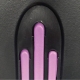 2er Pack Krücken | ergonomischer Gummigriff | Advance | schwarz und violett | Aluminium, Plastik - Foto 3