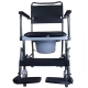 WC-Rollstuhl mit Toilette 2 Räder mit Bremse Cascata von Invacare. - Foto 3