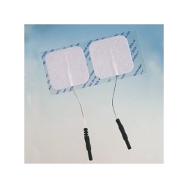 Selbstklebende TENS Gel-Elektroden mit Kabel 50 x 50 mm
