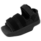 Postoperativer Schuh mit umgekehrtem Keilabsatz | Klettverschluss | Farbe schwarz | Verschiedene Größen - Foto 1
