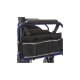 Rollstuhl-Seitentasche | Universal | Mehrere Fächer | Klettverschluss | Reflektierende Streifen - Foto 2