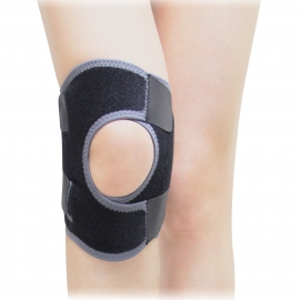 Stabilisierende Kniebandage | Offene Kniescheibe | Schwarz | Verschiedene Größen