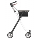 Rollator | Indoor | Aluminium | Mit Rädern und Tablett | Bis zu 100 kg | Pixel - Foto 4