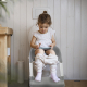Kinder-WC-Sitz | mit Treppe | rutschfest | verstellbar | klappbar | Modell: Lala | grau-weiß | Mobiclinic - Foto 14