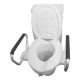 Toilettensitzerhöhung mit Armlehnen | Deckel | klappbare Armlehnen | Weiß | Guadiana | Mobiclinic - Foto 8