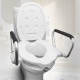 Toilettensitzerhöhung mit Armlehnen | Deckel | klappbare Armlehnen | Weiß | Guadiana | Mobiclinic - Foto 16