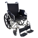 Rollstuhl | Faltbar | Klappbare Armlehnen | Große Räder | Schwarz | Giralda | Mobiclinic - Foto 1