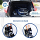 Rollstuhl | Faltbar | Große Räder | Widerstandsfähig | Blau | Modell: Alcazaba | Mobiclinic - Foto 2