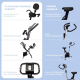Faltbarer Heimtrainer| 8 verschiedene Levels| LCD-Bildschirm| Verstellbare Rückenlehne| Modell: Everest | Mobiclinic - Foto 7