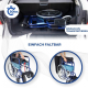 Rollstuhl faltbar | Große Räder | Leichtgewicht | Orthopädisch | Blau | Alcázar | Mobiclinic - Foto 2
