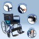 Rollstuhl faltbar | Große Räder | Leichtgewicht | Orthopädisch | Blau | Alcázar | Mobiclinic - Foto 3