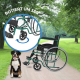 Rollstuhl | Faltbar | Großes Rad | Widerstandsfähig | Feste Armlehnen und Fußstützen | Grün | Alcazaba | Mobiclinic - Foto 6