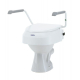 Toilettensitzerhöhung | Mit Deckel | Klappbare und verstellbare Armlehnen | 3 Höhen | 6, 10 und 15 cm - Foto 1