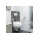 Toilettensitzerhöhung | Mit Deckel | Klappbare und verstellbare Armlehnen | 3 Höhen | 6, 10 und 15 cm - Foto 6