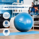 Pilates-Ball | 58 cm | Anti-Rutsch | Reißfest | Inklusive Inflator | Waschbar | Blau | PY-01 |Mobiclinic - Foto 1