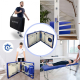 Massageliege klappbar | Kopfstütze | Tragbar | Aluminium | 186x60 cm | Blau | CA-01 Light | Mobiclinic - Foto 3