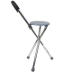 Gehstock mit klappbarem Sitz | Dreibein-Krücke | Aluminium | Bis zu 90 kg | Modell: Gloria | Mobiclinic - Foto 1