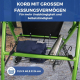 Rollator | Faltbar | Aluminium | Bremsen an den Griffen | Sitz und Rückenlehne | 4 Räder | Grün | Modell: Escorial | Mobiclinic - Foto 7