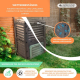 Komposter | Abfalltransformator | Für den Garten | Ohne Werkzeug | Umweltfreundlich | 300 Liter | BioBin | Mobiclinic - Foto 3