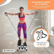 Schrittmaschine | Gummibänder | Tont Beine und Arme | LCD-Display | Max. 120 kg | Stahl | StepPlus - Foto 3