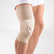 Bauerfeind elastische Kniebandage | Kniescheiben-Schutz | Seitliche Gurte und Polsterung | Beige | Mehrere Größen | GenuTrain - Foto 1
