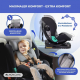 Kinderautositz | 360° drehbar | i-Size | Evolutionär | 40–150 cm |Gruppe 2/3|Liegend |15–36 kg| Lionfix Pro | Mobiclinic - Foto 6