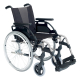 Breezy Style Rollstuhl aus Aluminium | Farbe: Selengrau | Raddurchmesser: 24"" - Foto 1