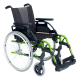 Breezy Style Rollstuhl aus Aluminium | Farbe: Grün | Raddurchmesser: 24"" - Foto 1