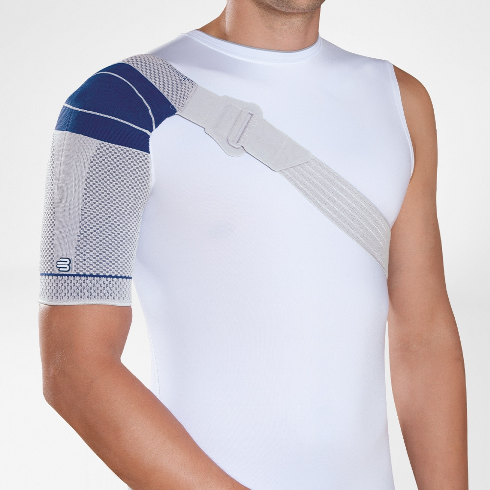 Bauerfeind schulterbandage, kompressionsgewebe, neuromuskuläre stabilisierung, titan, verschiedene größen, omotrain s