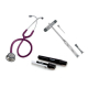 Medizinstudentenkoffer | Pflaume | Littmann Classic III Stethoskop | Riester e-xam XL 2,5V Taschenlampe | Neurologischer Hammer - Foto 1