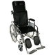 Faltbarer Rollstuhl | Liegefunktion | Beinstütze | Kopfstütze | Modell: Obelisco | Mobiclinic - Foto 1