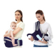 6-in-1-Babytrage | Atmungsaktiv | 3–36 Monate | Verstellbare Träger | Baumwolle | Tasche | Blau | Moley | Mobiclinic - Foto 2