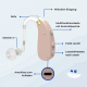 Tonverstärker | 3 Rauschunterdrückungsmodi | 5 Lautstärkestufen | 360-Grad-Drehung | Diskret | EarPlus 1 | Mobiclinic - Foto 1