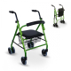 Faltbarer Rollator | Sitz und Rückenlehne | Aluminium | Korb | Für ältere Menschen | Grün | Modell: Prado | Mobiclinic - Foto 1