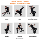 Multifunktionale Trainingsbank | Ultrakompakt faltbar | Max 120 kg | Verstellbar | Tragegriff | FlexFit | Mobiclinic - Foto 6