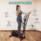 Mini-Gym-Rucksack für zu Hause | Yogamatte | Klimmzugstange für die Wand | Heimtrainer | Ellipsentrainer | Mobiclinic - Foto 20