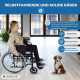 Standard Rollstuhl | Faltbar | Große Räder | Stahl | Orthopädisch | Leichtgewichtig | Schwarz | Catedral | Mobiclinic - Foto 7