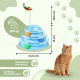 Interaktives Katzenspiel | Sinnesstimulation | Kompakt | Körperliche Aktivität | Turmdesign | Catplay | Mobiclinic - Foto 2
