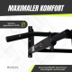 Klimmzugstange Wand | Mit Zubehöraufsätzen | Einschließlich Verankerungsset | Bis zu 250 kg | Modell: K2 | Mobiclinic - Foto 3
