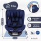 Kindersitz | 360º Drehung | Verstellbare Rückenlehne | 40-150 cm | 0-12 Jahre | Isofix | Top Tether | Pandafix | Mobiclinic - Foto 2