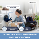 Kindersitz | 360º Drehung | Verstellbare Rückenlehne | 40-150 cm | 0-12 Jahre | Isofix | Top Tether | Pandafix | Mobiclinic - Foto 7