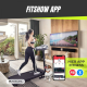 Klappbares Laufband | Bluetooth-Lautsprecher |12 km/h|Höhensystem| App-LCD-Bildschirm 139x62x114 cm| Lautlos| ETNA| Mobiclinic - Foto 4