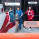 Transitrollstuhl | Faltbar | Aluminium | Kleine Räder | Bremsen an Griffen | Schwarz | Júpiter | Clinicalfy - Foto 3