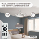 Deckenventilator | 4 Flügel | 6 Geschwindigkeiten | 3 Beleuchtungsmodi | LED-Licht | Fernbedienung | Oasis | Mobiclinic - Foto 6