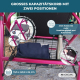 Rollator | Faltbar | Sitz und Rückenlehne | 4 Räder | Rosa | Modell: Escorial | Mobiclinic - Foto 7