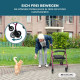 Klappbarer Rollator | inkl. Sitz und Rückenlehne | Aluminium | Korb | für Senioren | Rosa | Modell: Prado | Mobiclinic - Foto 6