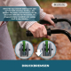 Faltbarer Rollator | Sitz und Rückenlehne | Aluminium | Korb | Für ältere Menschen | Grün | Modell: Prado | Mobiclinic - Foto 3